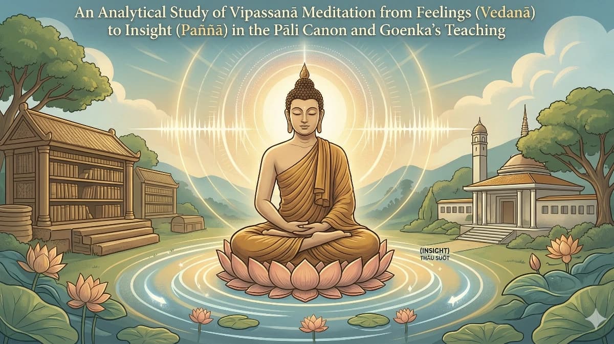 An Analytical Study of Vipassanā Meditation from Feelings (Vedanā) to Insight (Paññā) in the Pāli Canon and Goenka’s Teaching (2026)