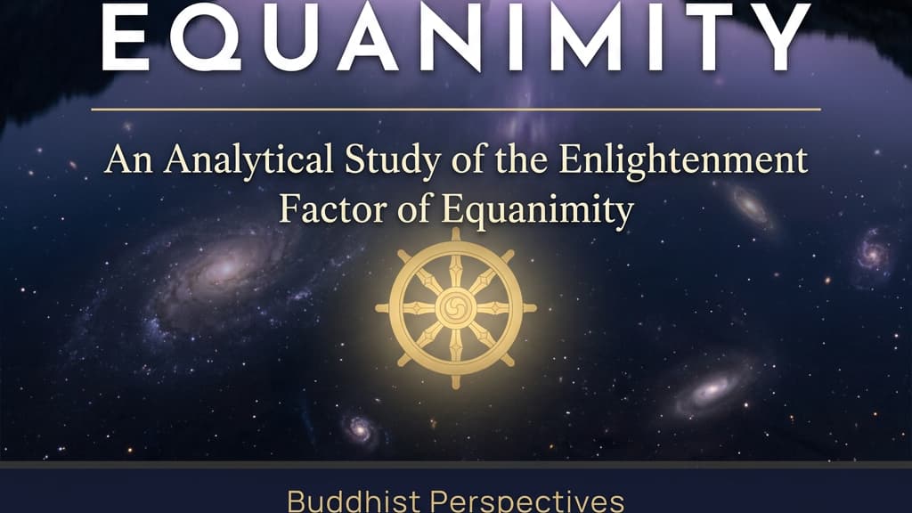 An Analytical Study of The Enlightenment Factor of Equanimity (Upekkhāsambojjhaṅga) from Buddhist Perspectives (2026)